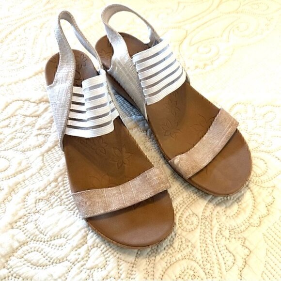 Super cute and comfy wedge sandals, size 8.5 - Picture 2 of 7